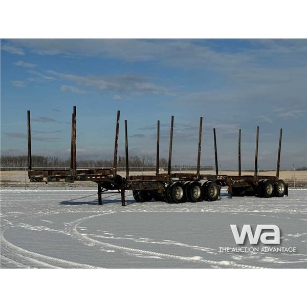 2005 DOEPKER TRIDEM SUPER B-TRAIN LOG TRAILERS