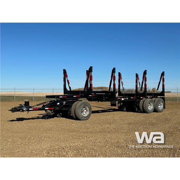 2018 PEERLESS 37 FT. SHORT WOOD LOG TRAILER