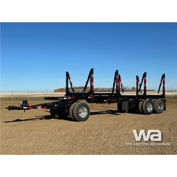 2008 PEERLESS 37 FT. SHORT WOOD LOG TRAILER
