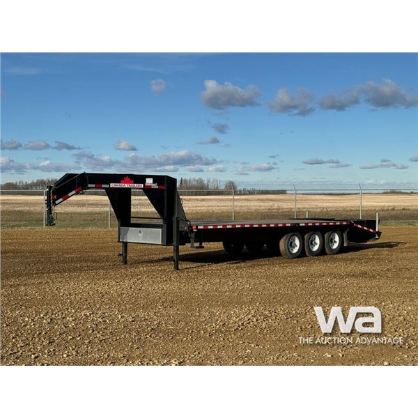 2023 CANADA 25 FT. TRIDEM GOOSENECK TRAILER