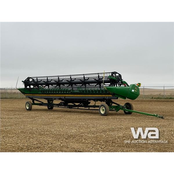 2016 JOHN DEERE 635D DRAPER HEADER & TRANSPORT
