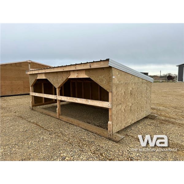 PORTABLE 8 X 16 FT. CALF SHELTER