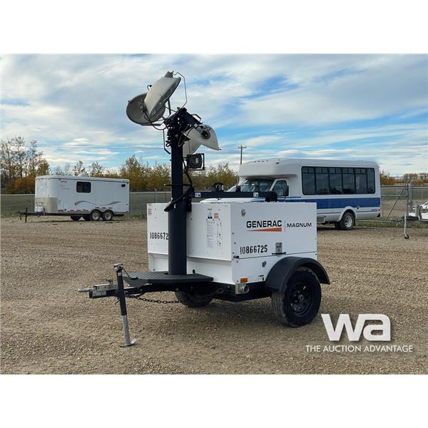 2018 GENERAC 8KW MLT LIGHT TOWER