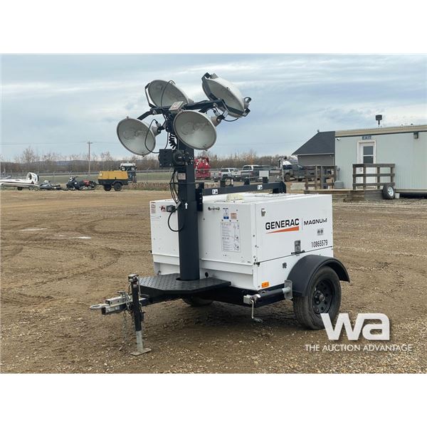2018 GENERAC MLT5080KV 8KW S/A LIGHT TOWER