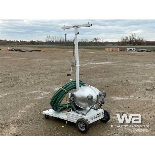 ALLMAND PORTABLE LIGHT TOWER W/ WATER HOSE