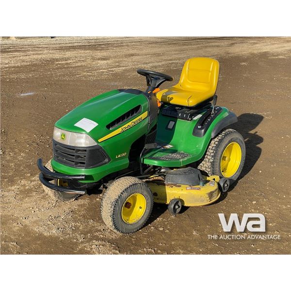 2007 JOHN DEERE LA130 RIDE ON LAWN MOWER