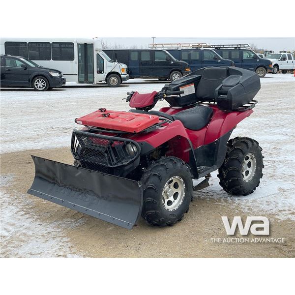 2005 KAWASAKI 750 BRUTE FORCE ATV W/SNOW BLADE