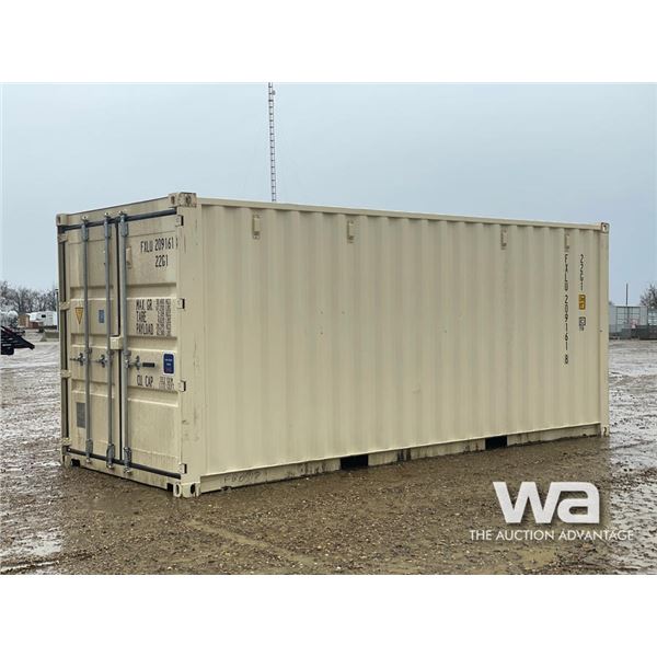 2023 8 x 20 FT. SHIPPING CONTAINER