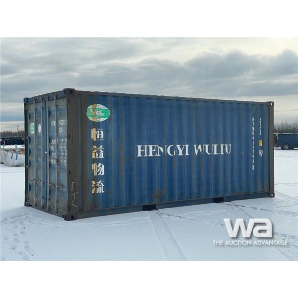 2013 8 X 20 FT. SHIPPING CONTAINER