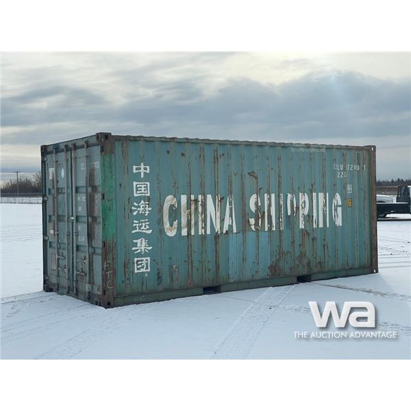 2000 8 X 20 FT. SHIPPING CONTAINER