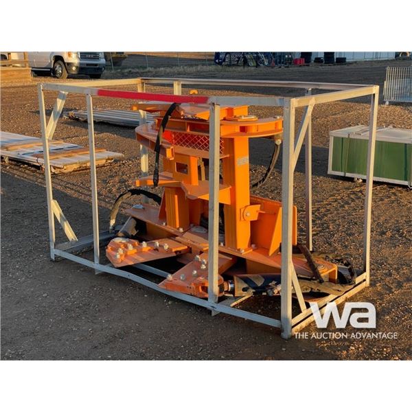 SKID STEER TREE SHEAR W/ GRAPPLE