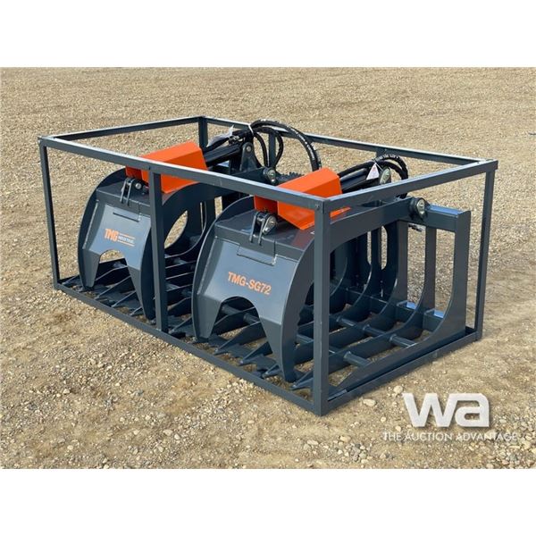 TMG 72 IN. SKID STEER SKELETON GRAPPLE