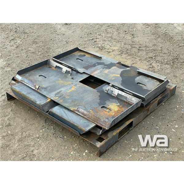 (6) UNIVERSAL SKID STEER ADAPTORS