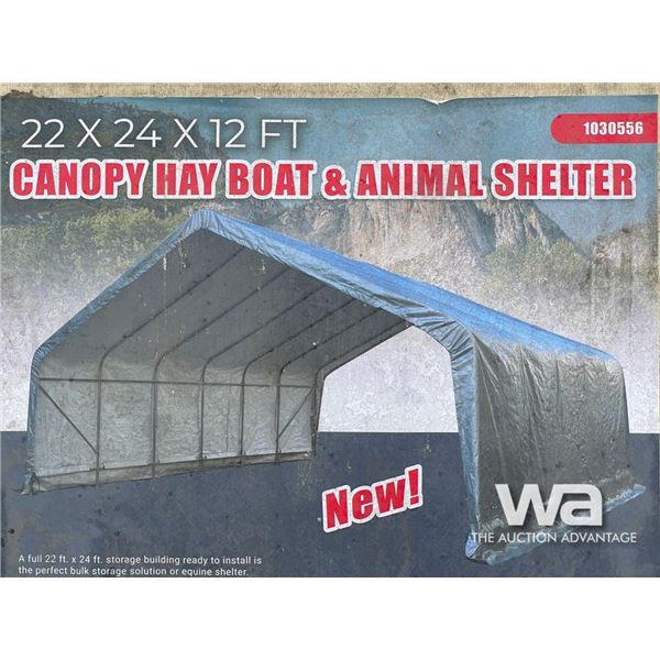 22 X 24 FT. FABRIC CARPORT