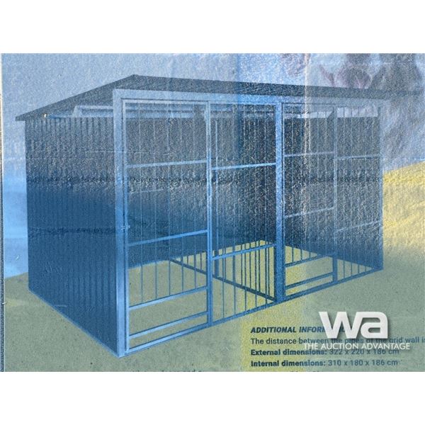 10.6 X 7.2 FT. OUTDOOR DOG KENNEL