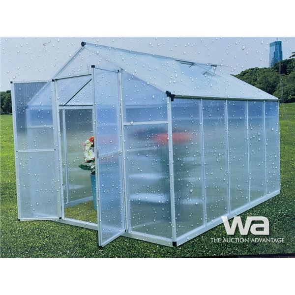 TMG 8 X 10 FT. ALUMINUM FRAME GREENHOUSE