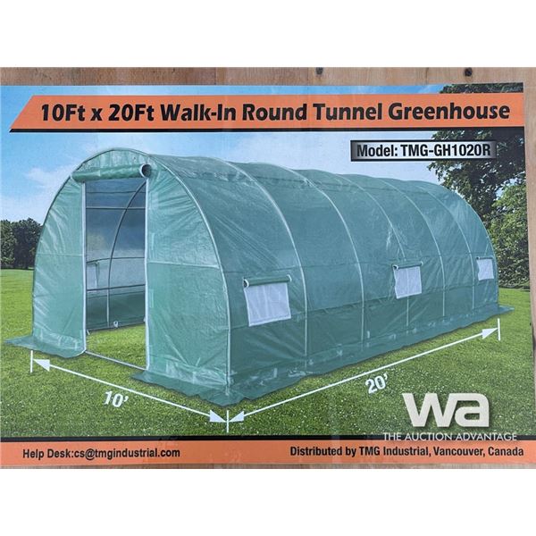 TMG 10 X 20 FT. TUNNEL GREENHOUSE