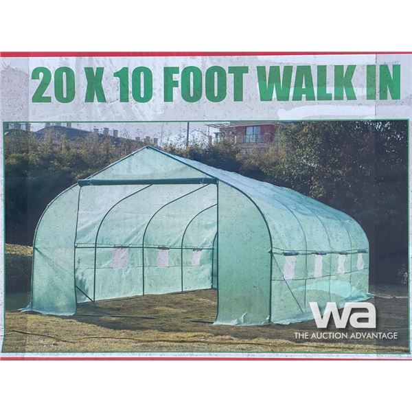 20 X 10 FT. METAL FRAME GREENHOUSE