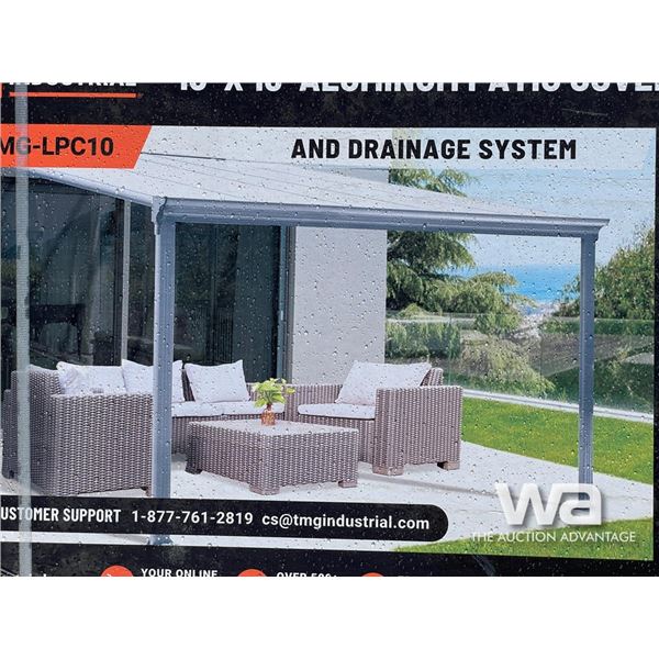 TMG 10 FT X 10 FT ALUMINUM PATIO COVER