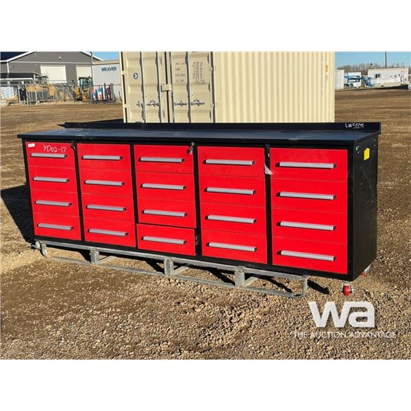 20 DRAWER STEEL WORKBENCH