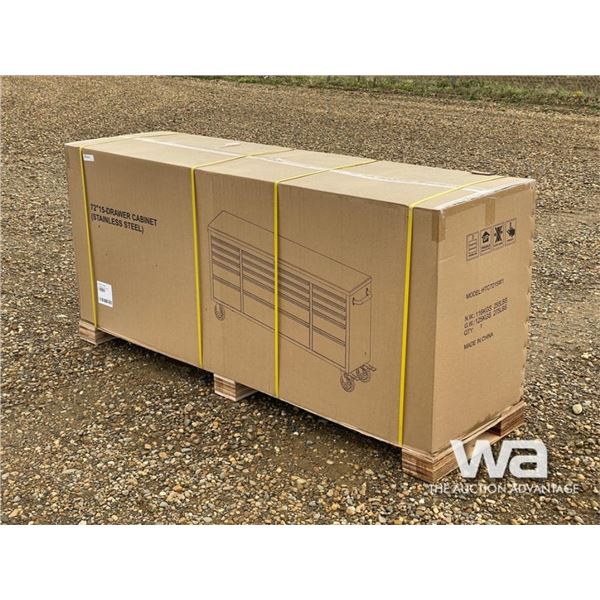 72 IN. STAINLESS STEEL CABINET