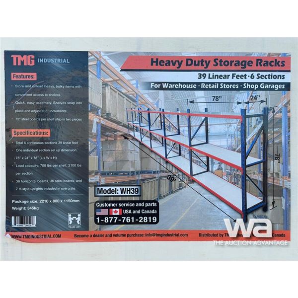TMG 39 FT. STORAGE SHELVES