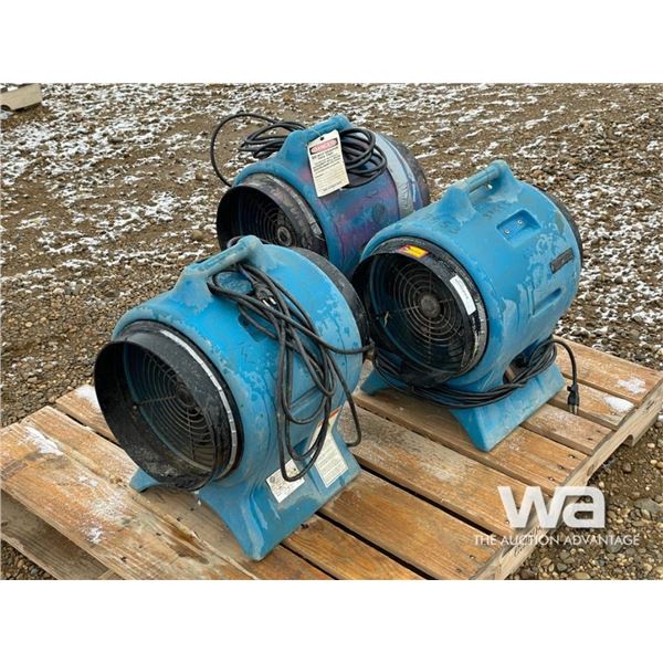 (3) AMERIC VAF-3000 CIRCULATION FANS