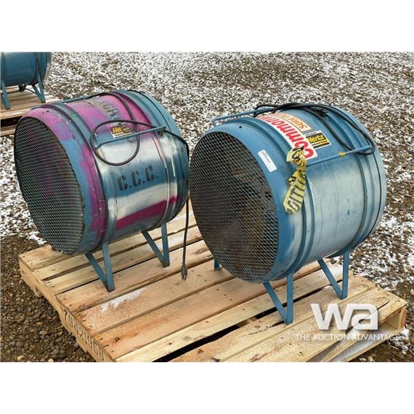 (2) SURE FLAME HEATERS