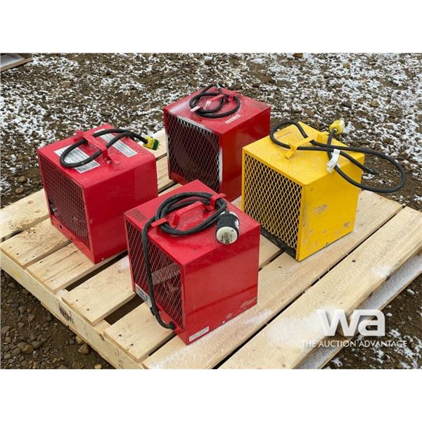 (4) MARLEY 482A MOVABLE HEATERS