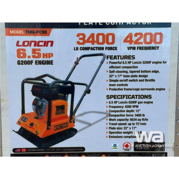 TMG 3400 LB. VIBRATORY PLATE COMPACTOR
