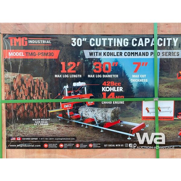 TMG 30 IN. PORTABLE SAWMILL