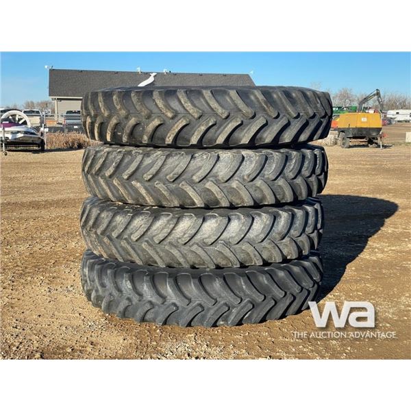 (4) FIRESTONE RADIAL 9100 380/105R50 TIRE & RIMS
