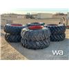 Image 3 : (8) 20.8 34R GOODYEAR DYNATORQUE TRACTOR TIRES