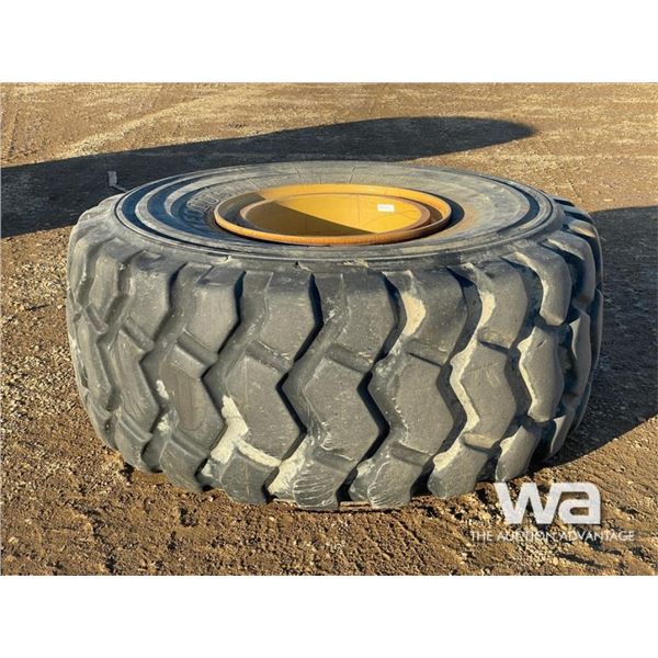 (1) AEOLUS AL37 29.5R25 LOADER TIRE & RIM