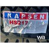 Image 5 : (8) KAPSEN 11R24.5 16PR TRUCK TIRES