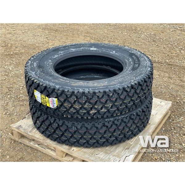 (2) 11R24.5 18PR ZWARTZ TRUCK TIRES