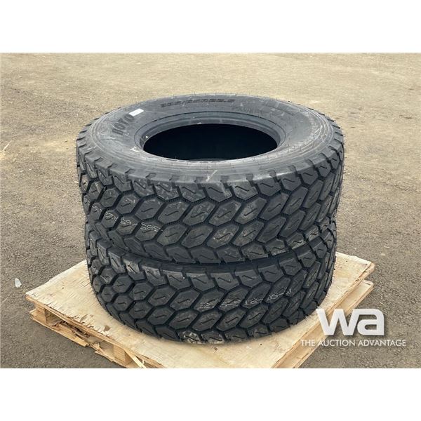 (2) BOTO 385/65 R22.5 TIRES