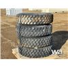 Image 1 : (4) MICHELIN 1100 R20 TIRES & RIMS