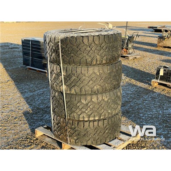 (4) GOODYEAR WRANGLER LT325/65R18 TIRES