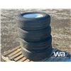 Image 4 : (4) HABILEAD ST225/75R15 TIRES & RIMS