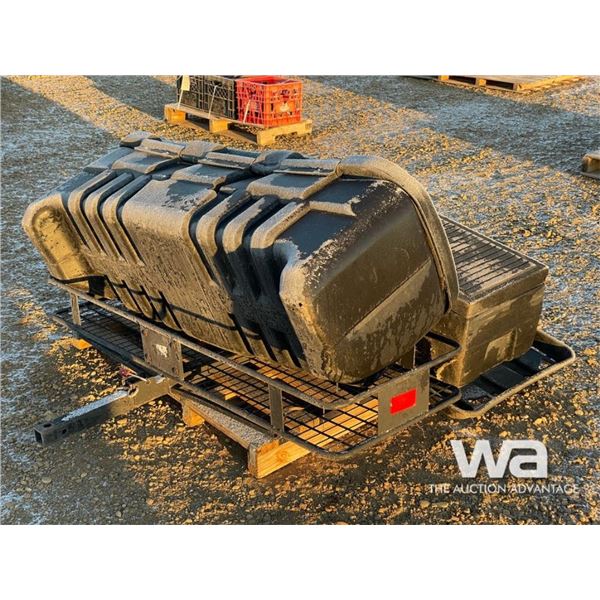 (2) RECIEVER HITCH CARGO CARRIER W/ TOOL BOXES