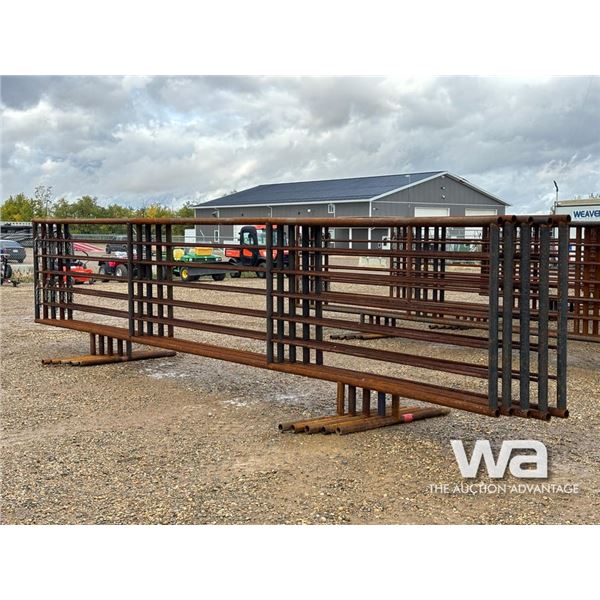 (5) 24 FT. FREESTANDING LIVESTOCK PANELS