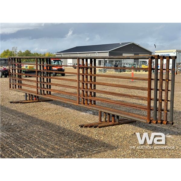 (5) 24 FT. FREESTANDING LIVESTOCK PANELS