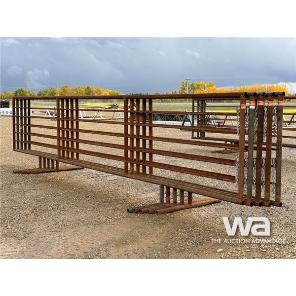 (5) 24 FT. FREESTANDING LIVESTOCK PANELS