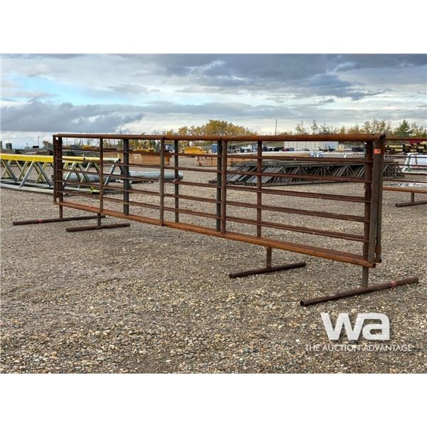 (2) 24 FT. FREESTANDING LIVESTOCK PANELS W/ GATES