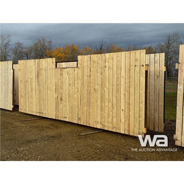 (2) FREESTANDING 24 FT. WINDBREAK PANELS