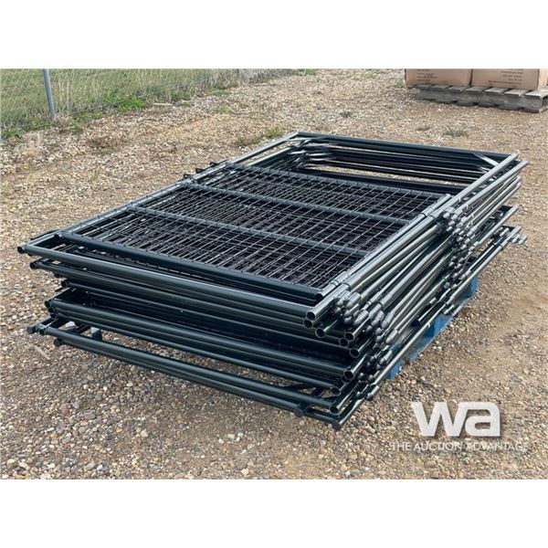 (12) 4 FT. MESH FRAME GATES