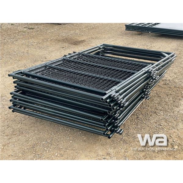 (12) 4 FT. MESH FRAME GATES