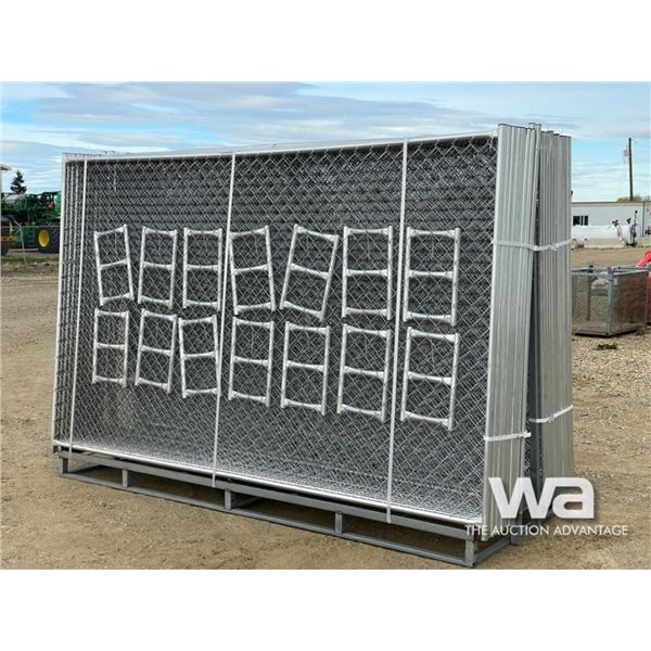 (26) 10 X 6 CHAIN LINK SITE FENCE PANELS