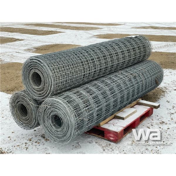 (3) ROLLS OF 8 X 330 FT. FIXED KNOT GAME FENCE